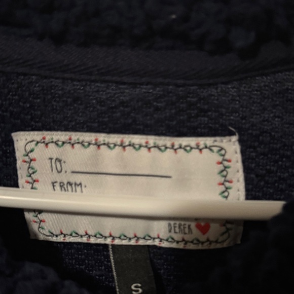 Flamingo Christmas Sweater - Black - Picture 2 of 3